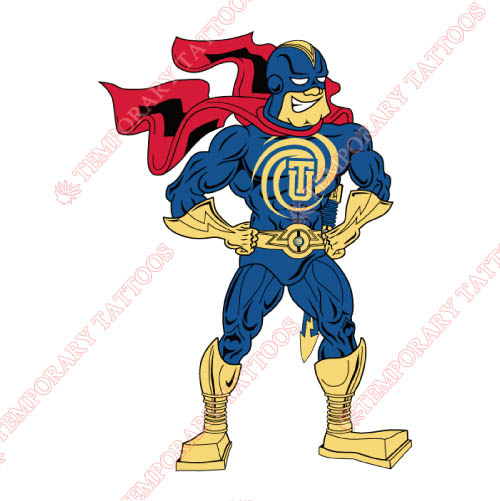 Tulsa Golden Hurricane Customize Temporary Tattoos Stickers NO.6623